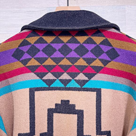 Pendleton High Grade Western Wear Wool Jacket Aztec Vintage USA Mens Medium - Picture 5 of 7